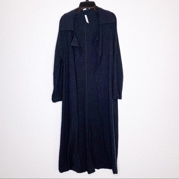 Rachel Pally black linen blend duster jacket size Small - Picture 2 of 16